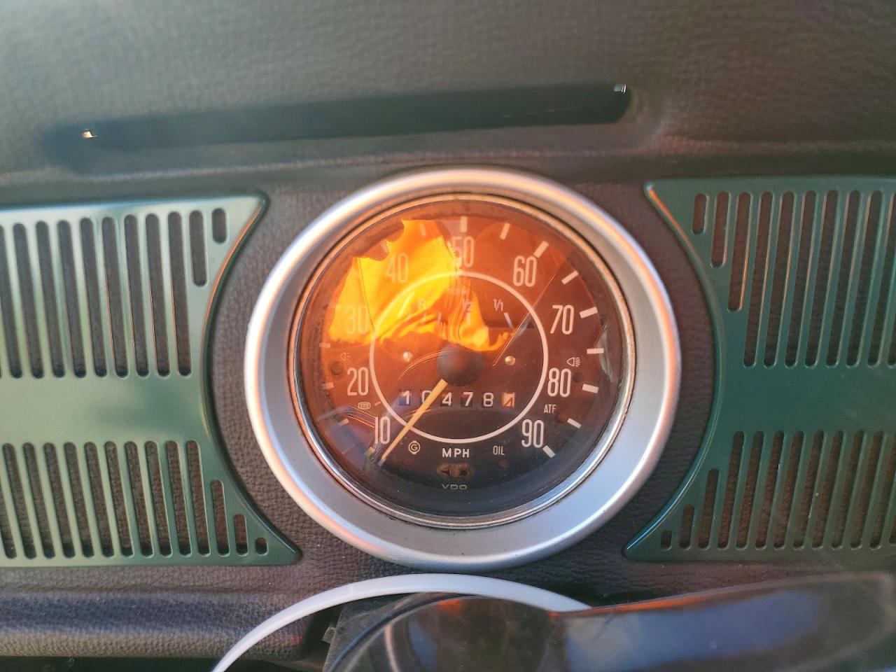 1969 Volkswagen Beetle Green vin: 1191010416