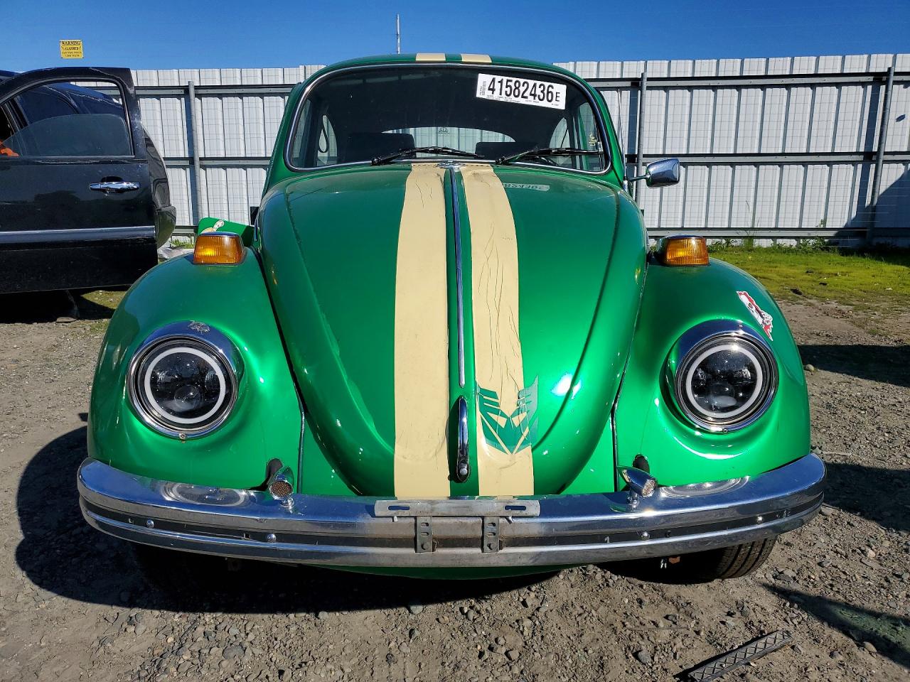 1969 Volkswagen Beetle Green vin: 1191010416