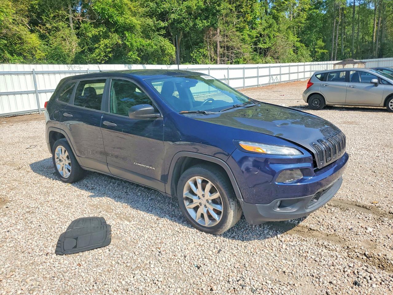 2014 Jeep Cherokee Sport Blue vin: 1C4PJLAB3EW144157