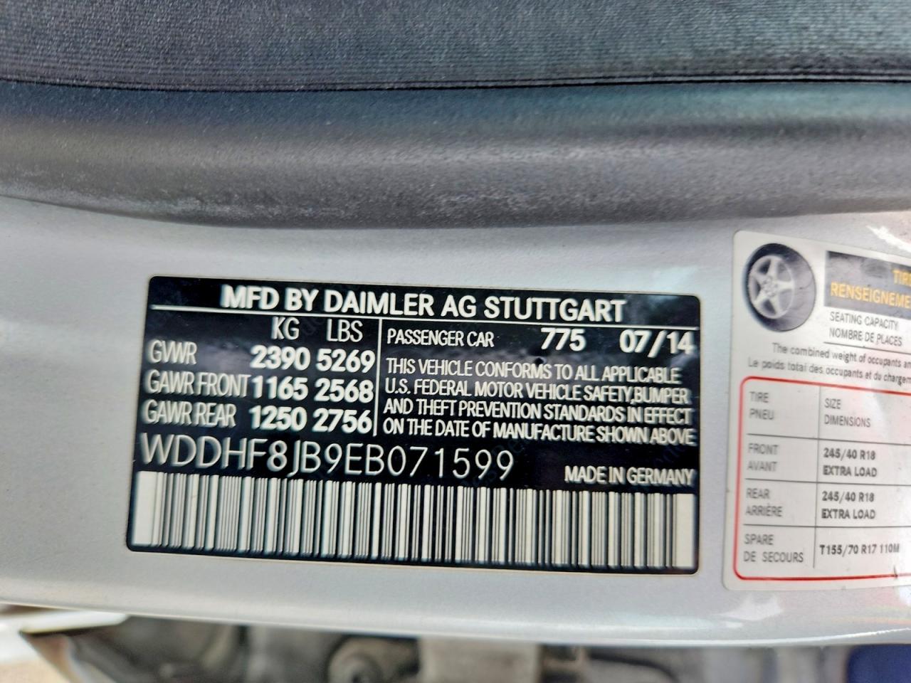 2014 Mercedes-benz E 350 4matic Silver vin: WDDHF8JB9EB071599