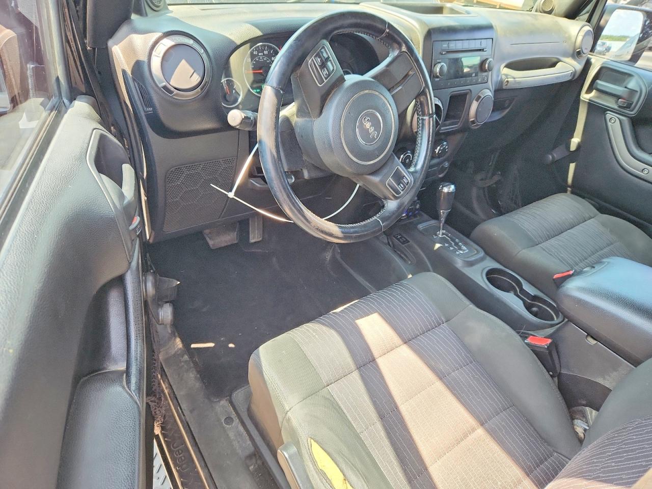 2012 Jeep Wrangler Sport Black vin: 1C4GJWAG2CL105328