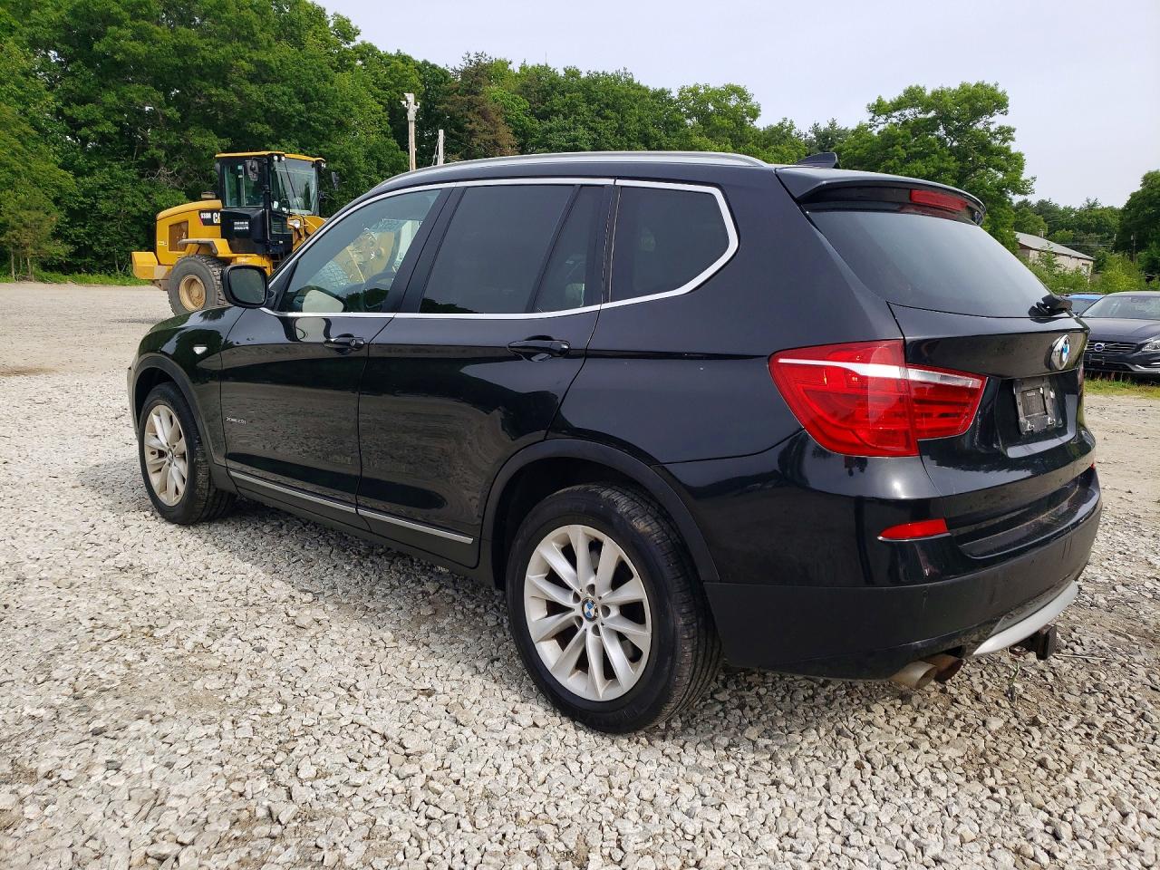 2012 Bmw X3 Xdrive28i Black vin: 5UXWX5C50CL719485