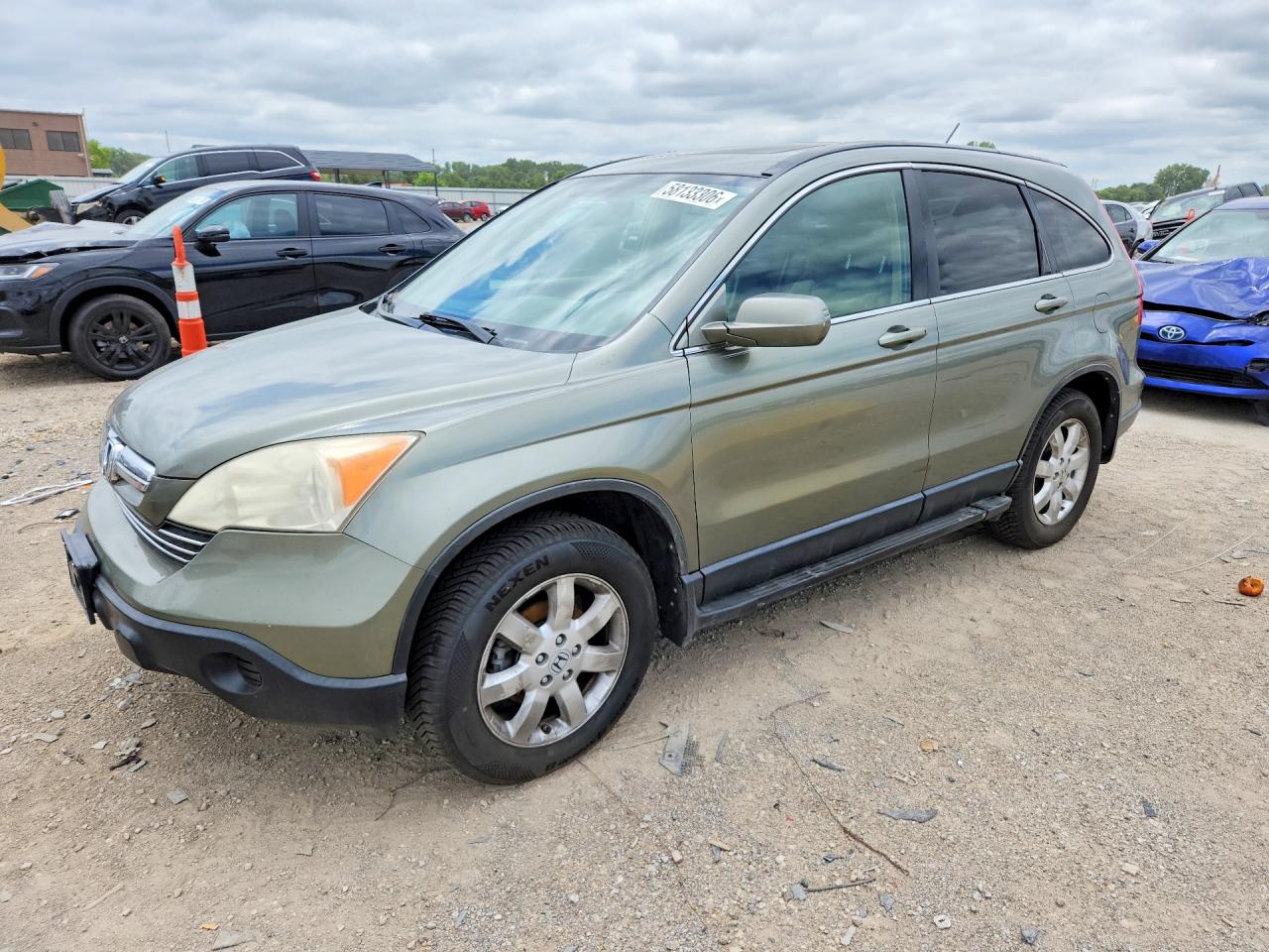 2008 Honda Cr-v Exl Green vin: JHLRE38798C040005