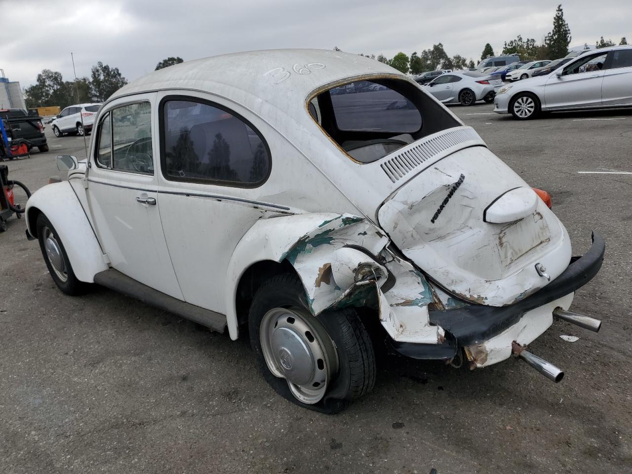 1969 Volkswagen Beetle White vin: 119510619
