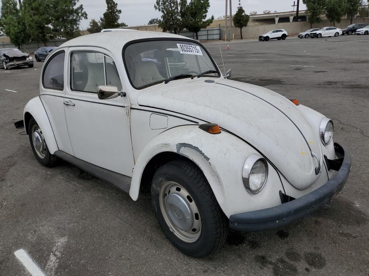 1969 Volkswagen Beetle White vin: 119510619