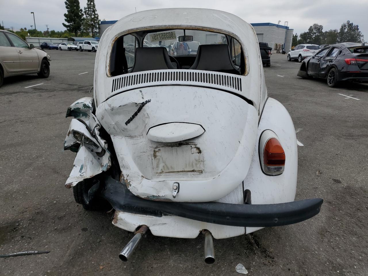 1969 Volkswagen Beetle White vin: 119510619