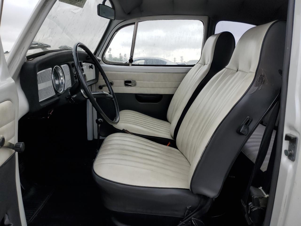 1969 Volkswagen Beetle White vin: 119510619