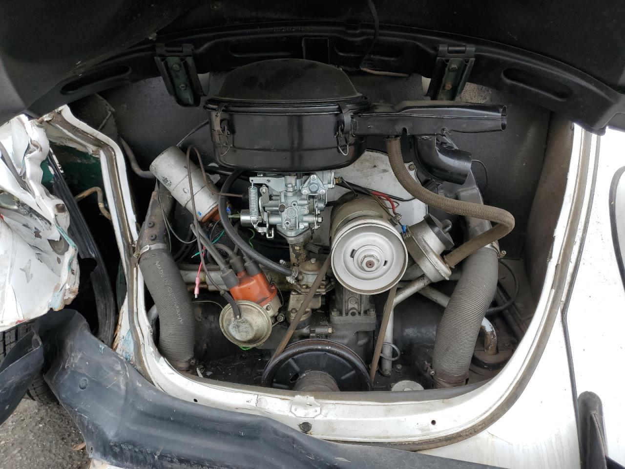 1969 Volkswagen Beetle White vin: 119510619