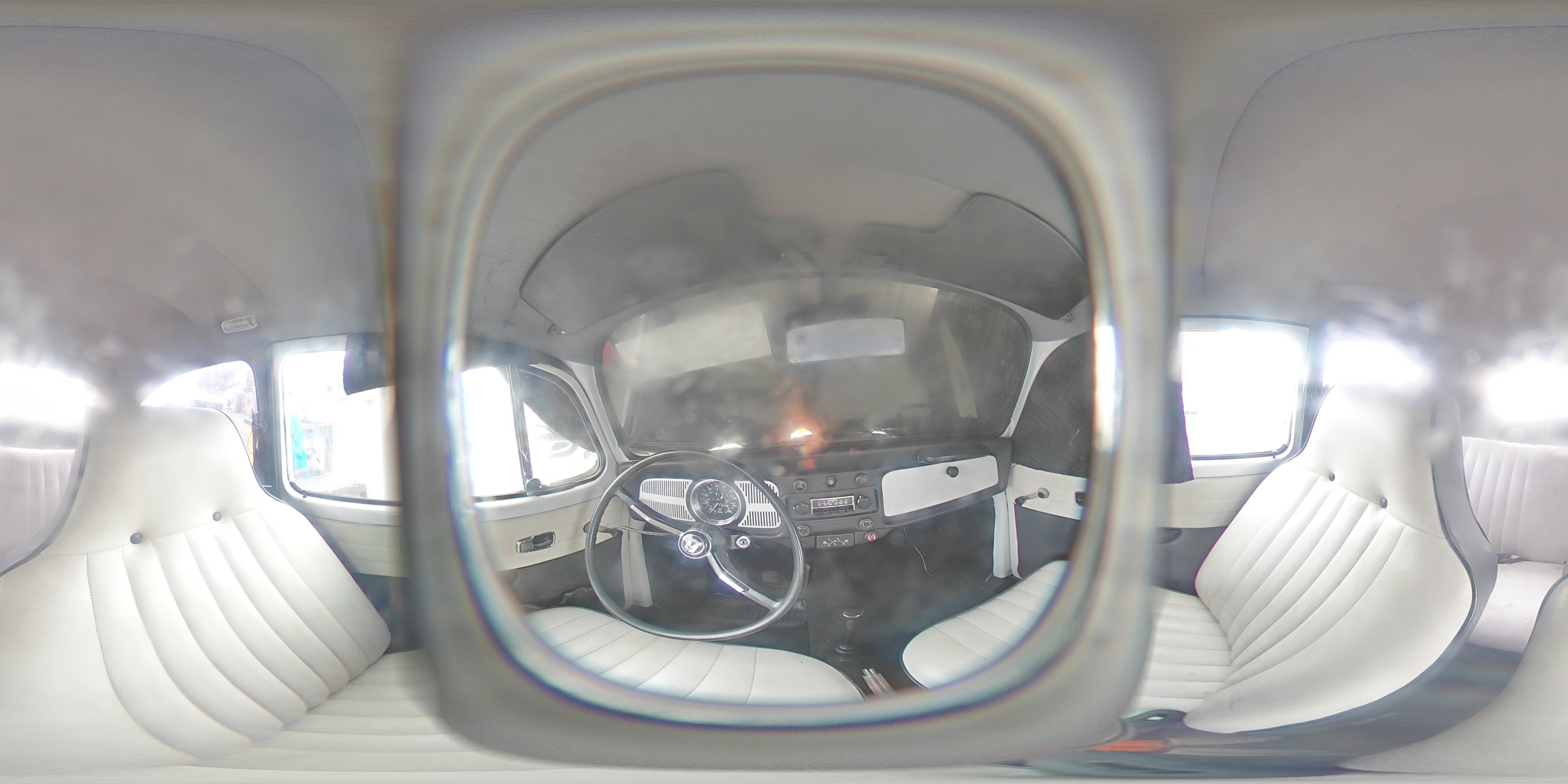 1969 Volkswagen Beetle White vin: 119510619