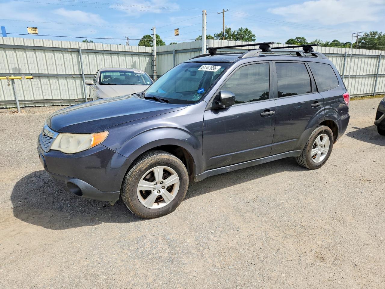 2013 Subaru Forester 2.5x Gray vin: JF2SHABC2DH407826