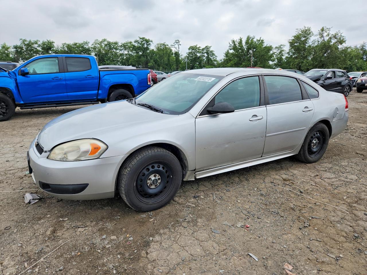 2014 Chevrolet Impala Limited Police Silver vin: 2G1WD5E3XE1147803