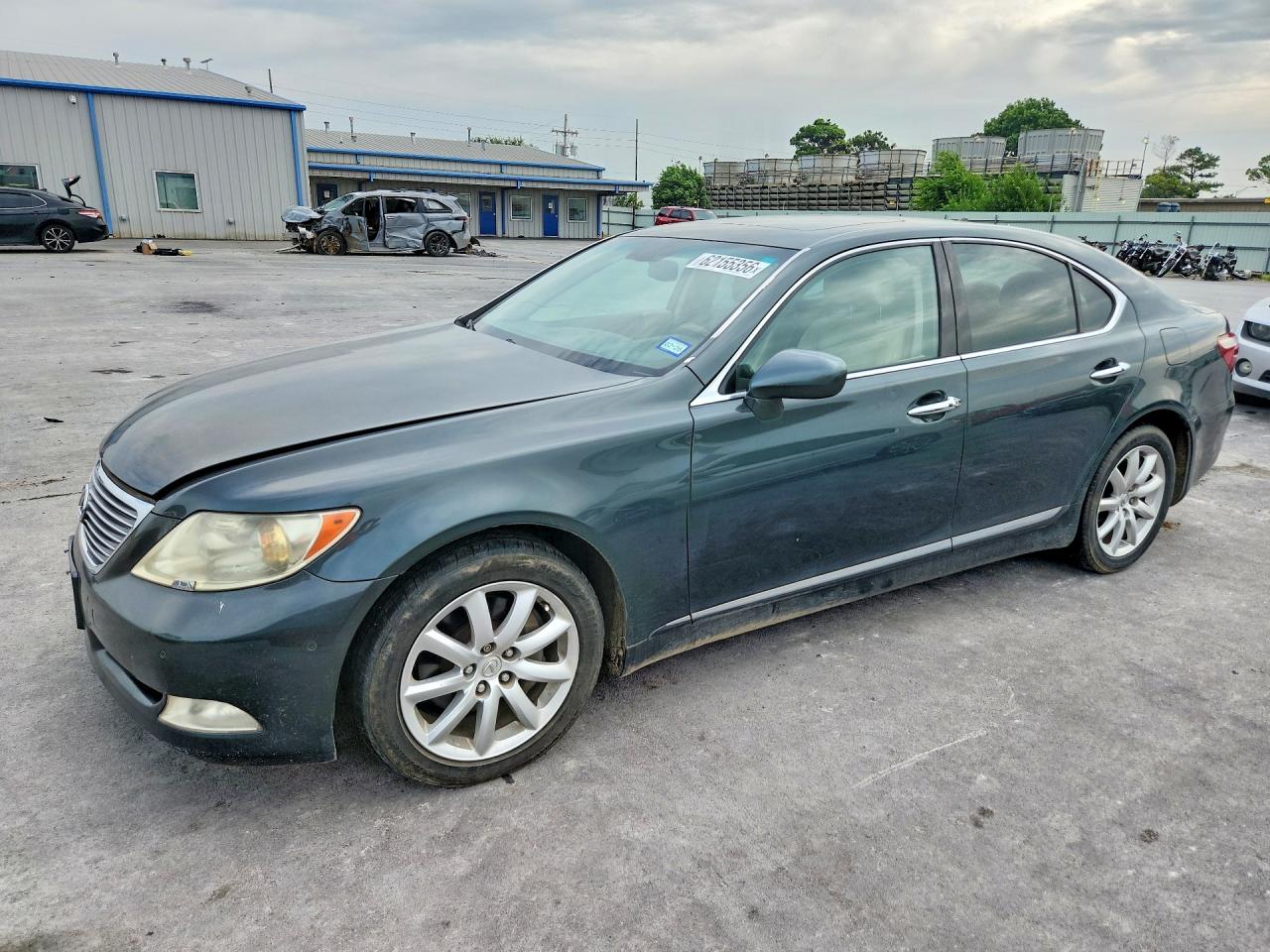 2007 Lexus Ls 460 Green vin: JTHBL46F275018658