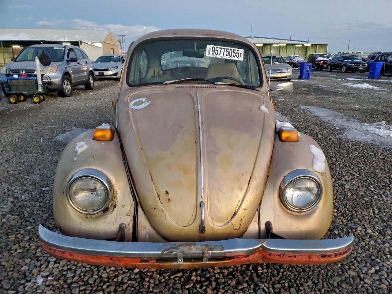 1969 Volkswagen Beetle Gold vin: 119593698