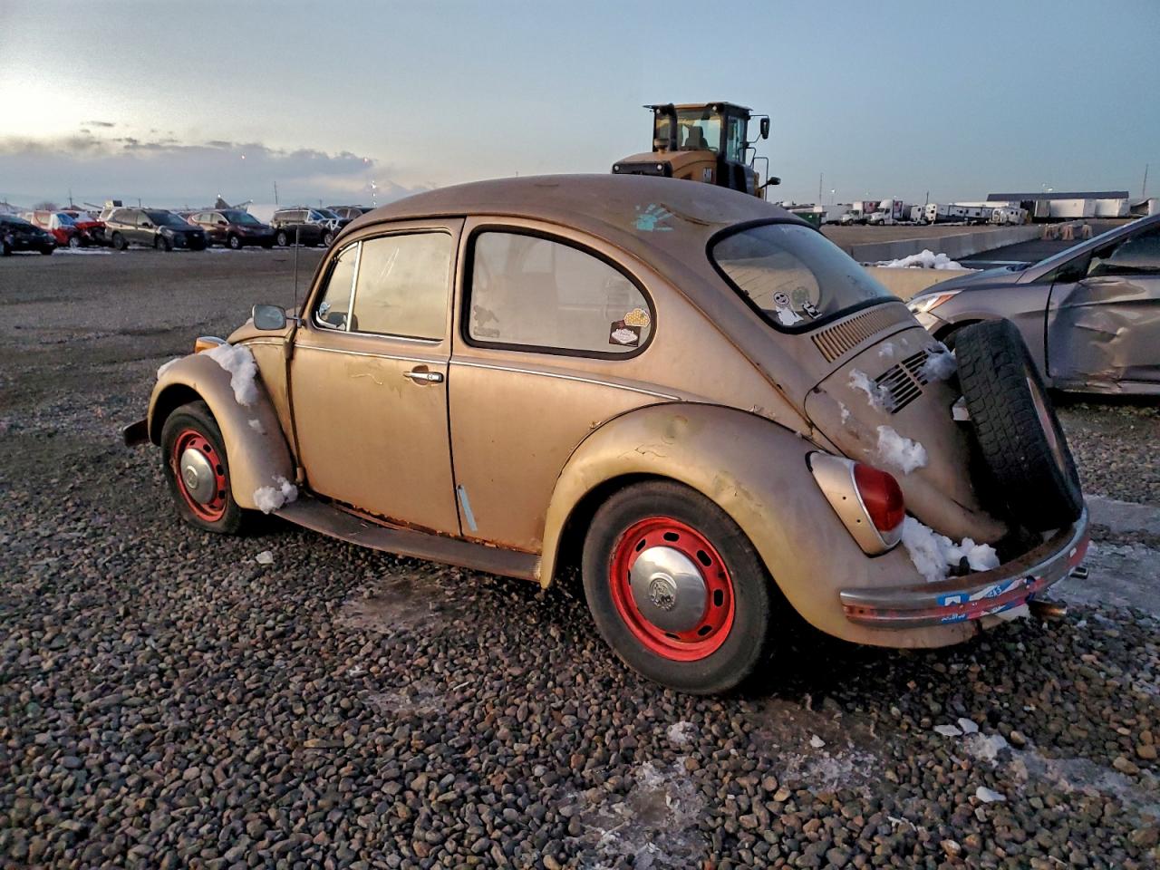 1969 Volkswagen Beetle Gold vin: 119593698