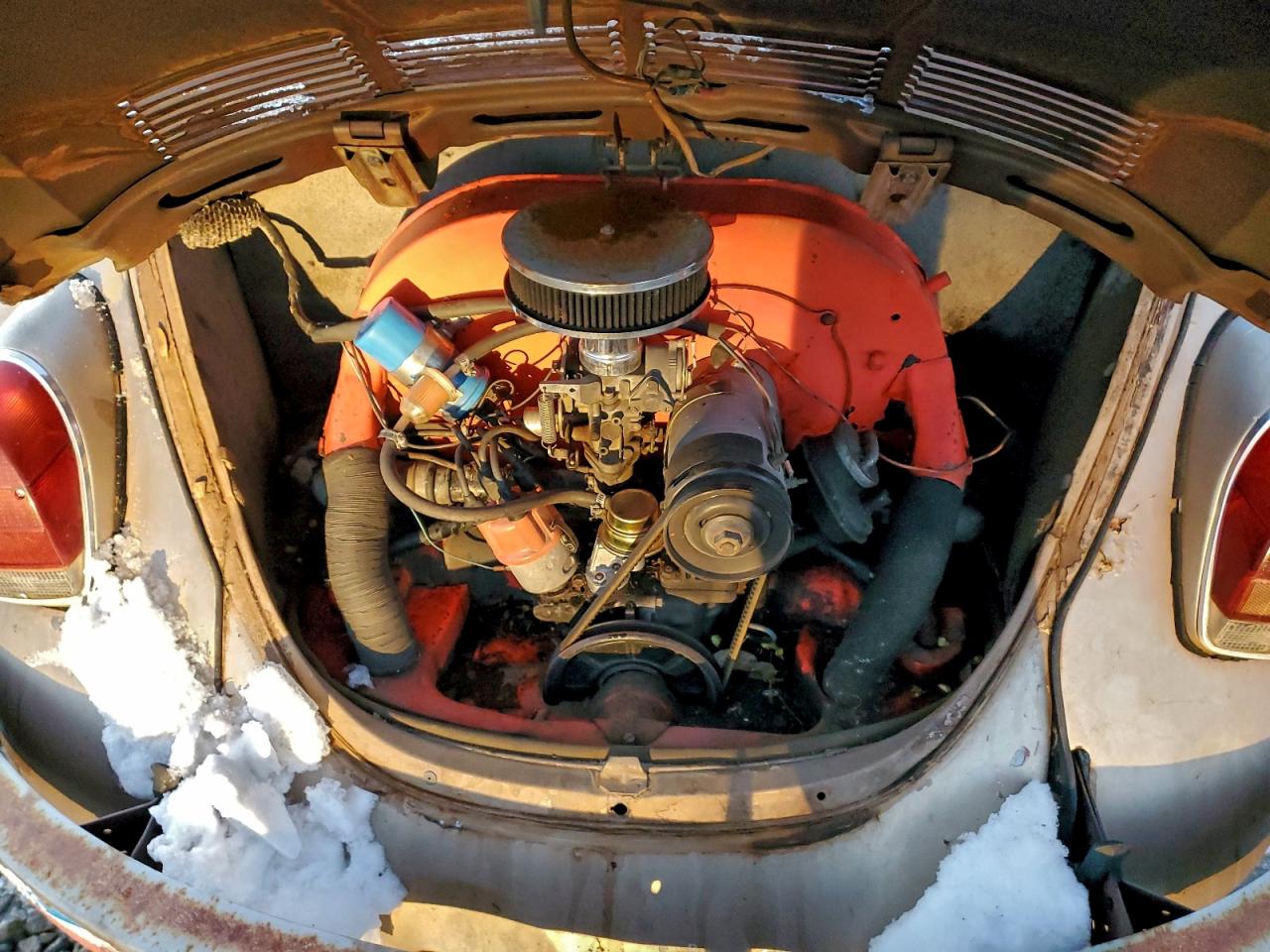 1969 Volkswagen Beetle Gold vin: 119593698