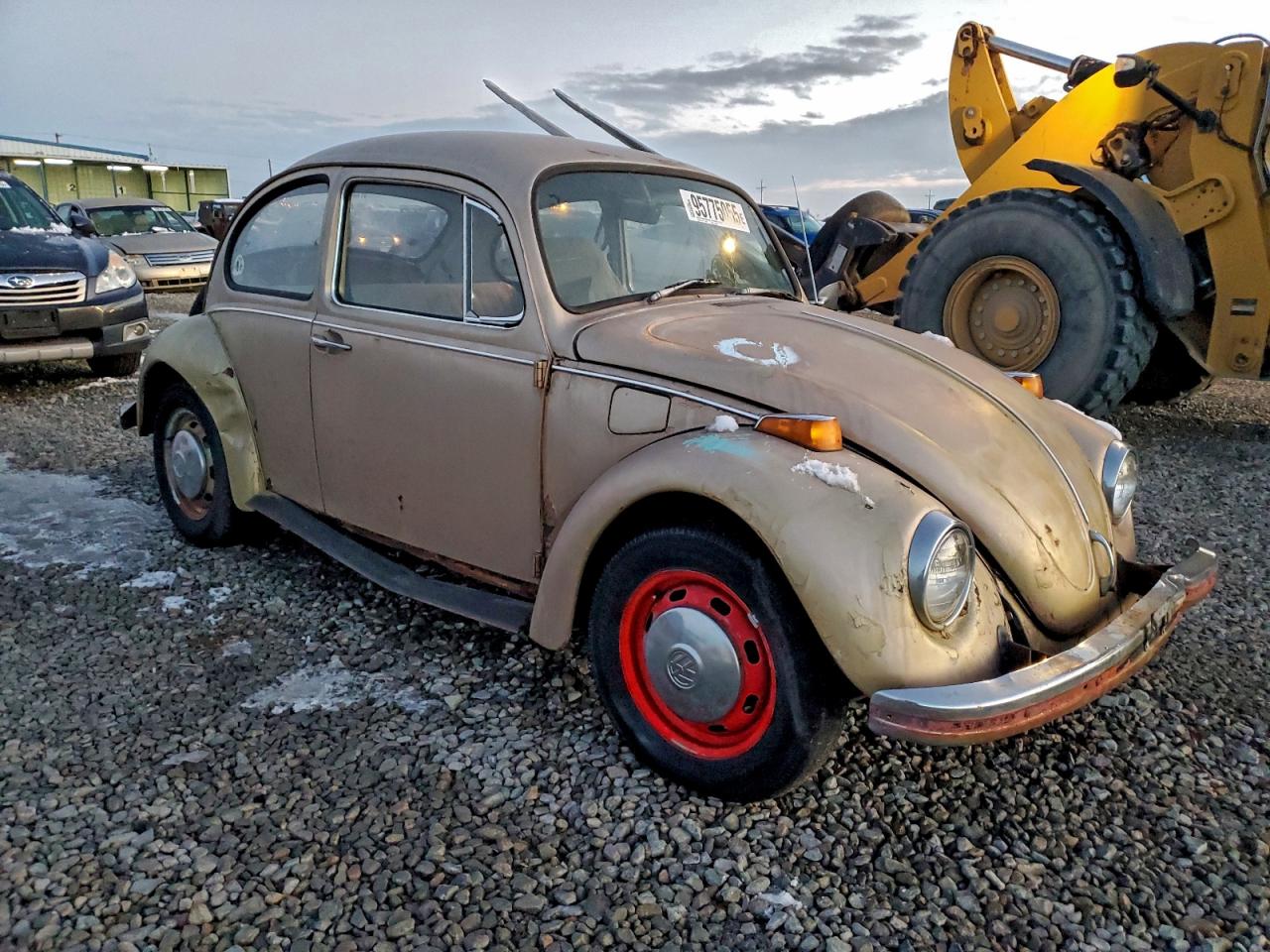 1969 Volkswagen Beetle Gold vin: 119593698