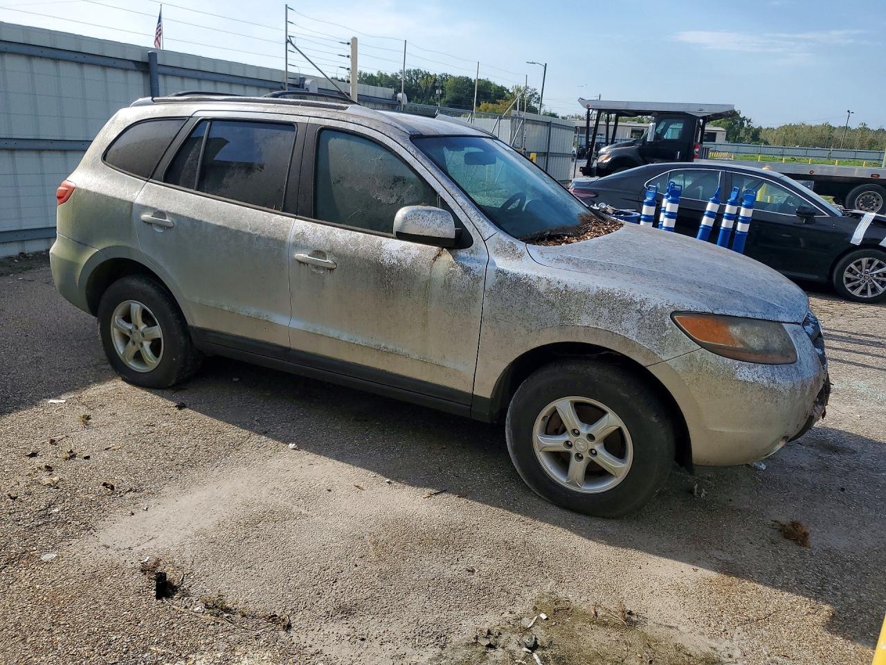 2007 Hyundai Santa Fe Gls Silver vin: 5NMSG13D87H047778