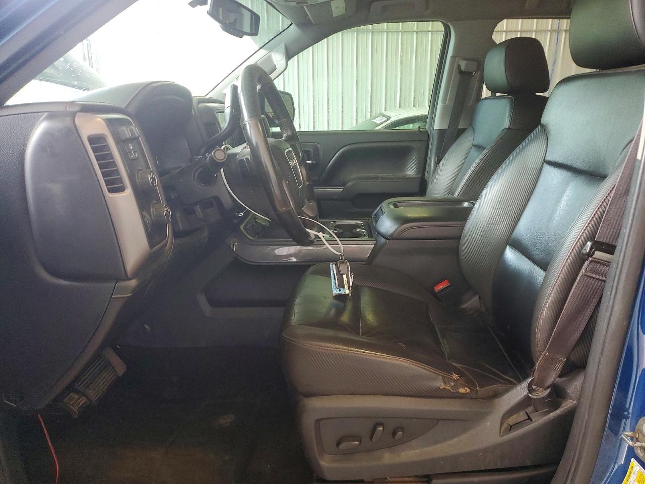 2015 Gmc Sierra K1500 Slt Blue vin: 1GTV2VEC8FZ332367