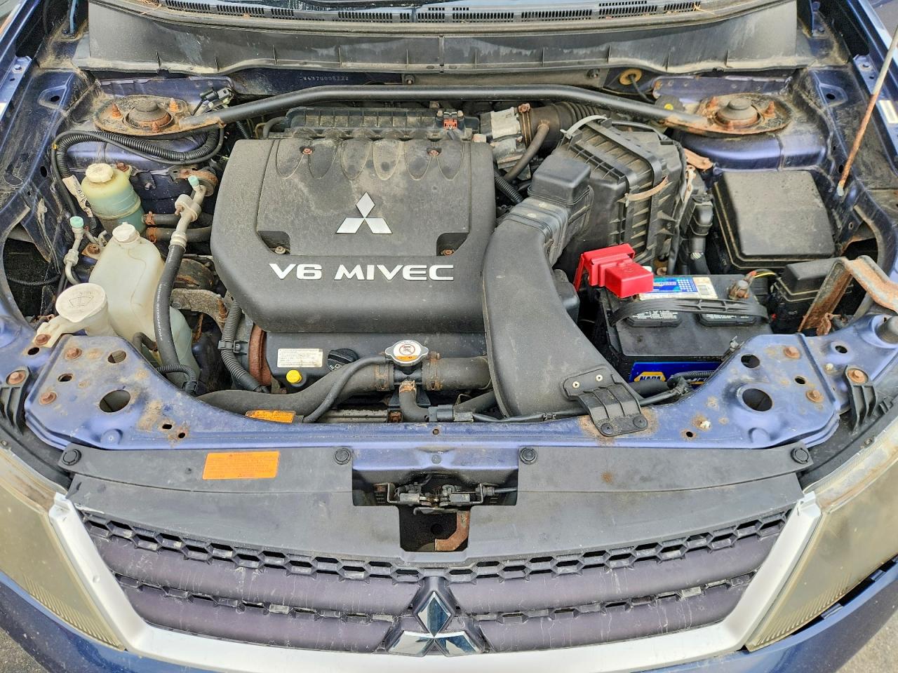 2007 Mitsubishi Outlander Ls Blue vin: JA4MT31X47U005222