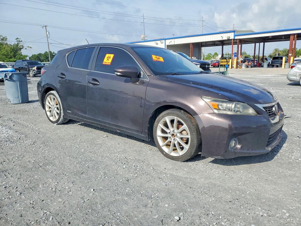 2012 Lexus Ct 200 Gray vin: JTHKD5BH0C2061613