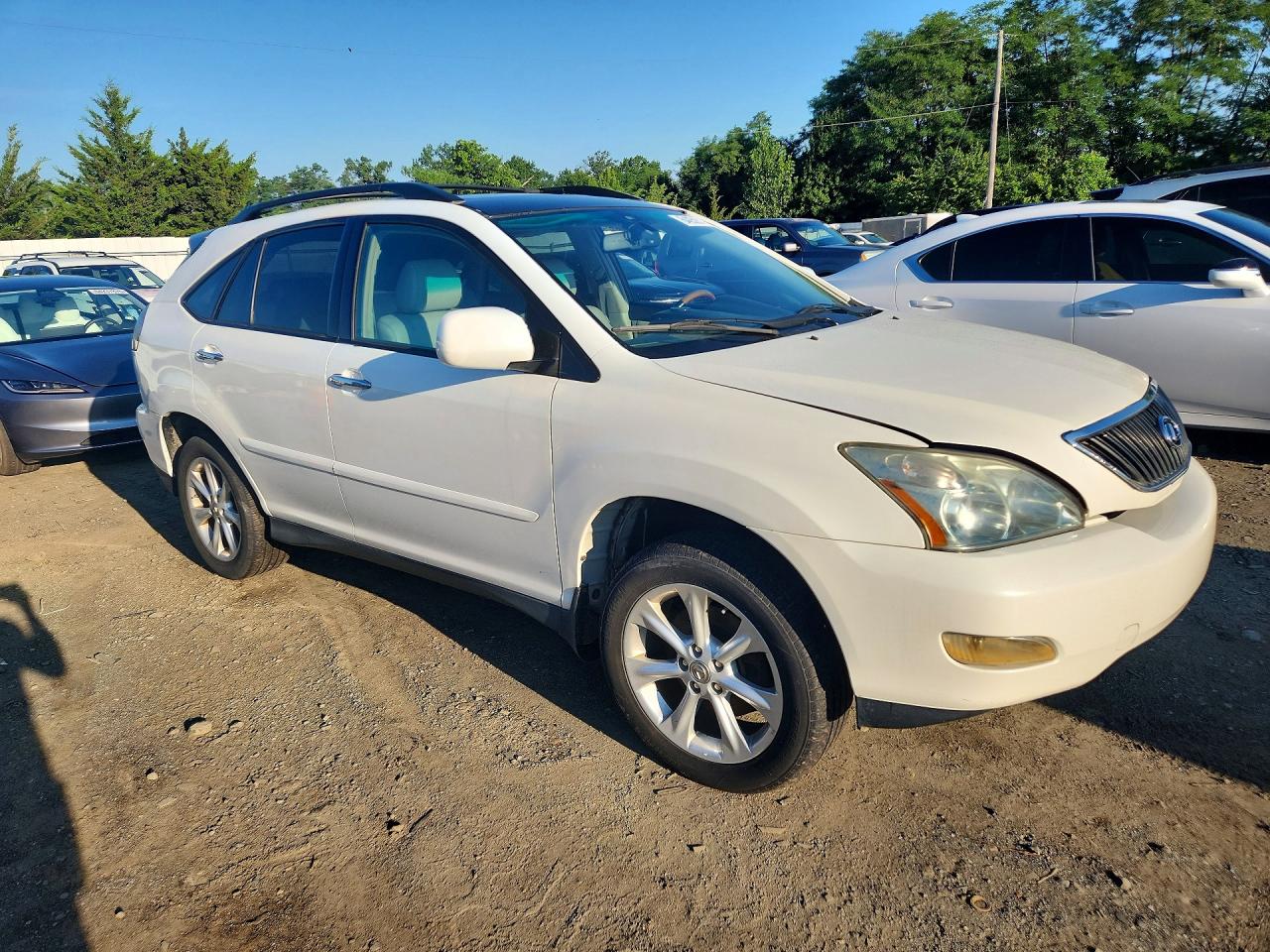2009 Lexus Rx 350 White vin: 2T2HK31U49C132452