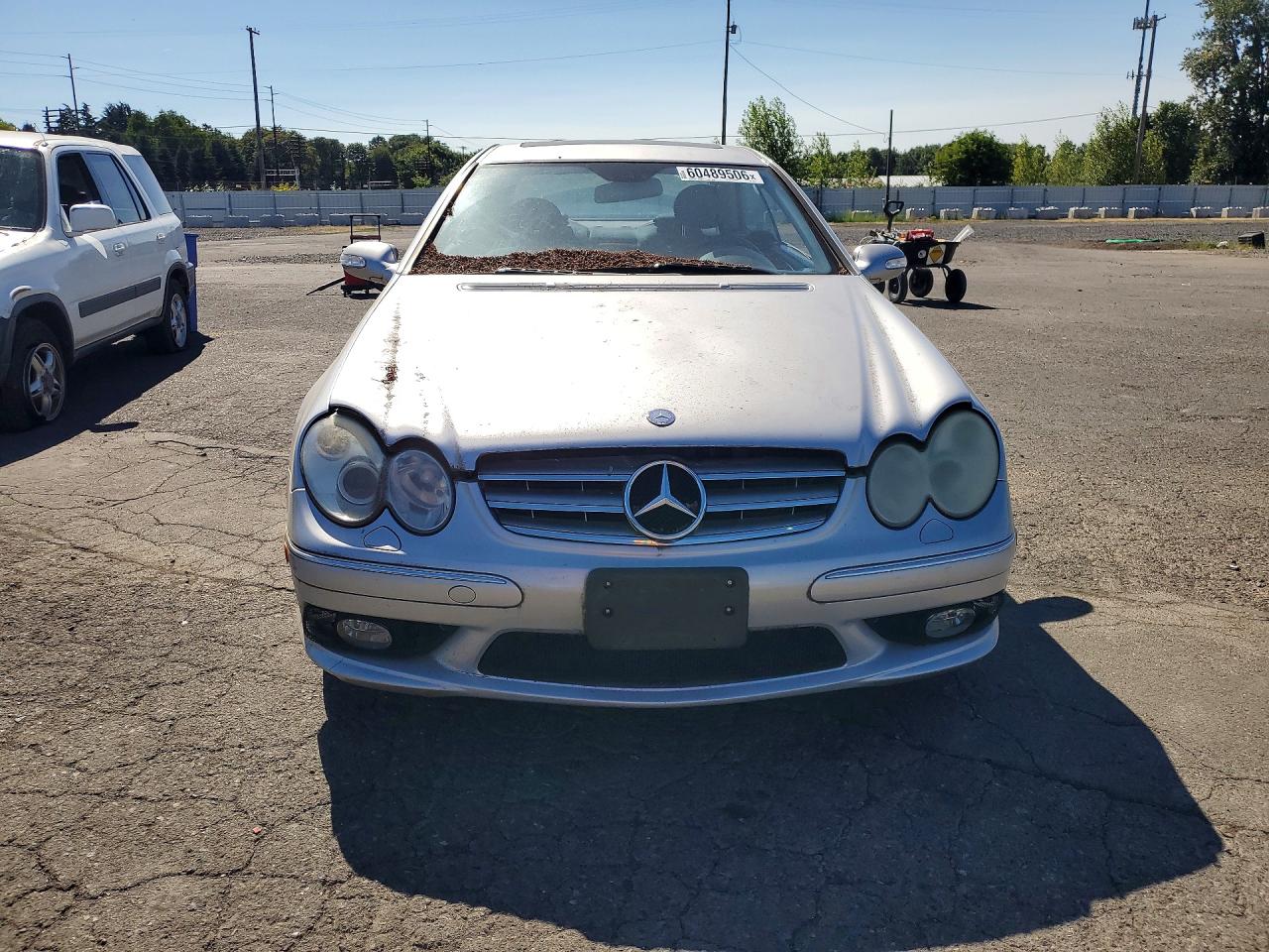 2003 Mercedes-benz Clk 500 Silver vin: WDBTJ75JX3F050215