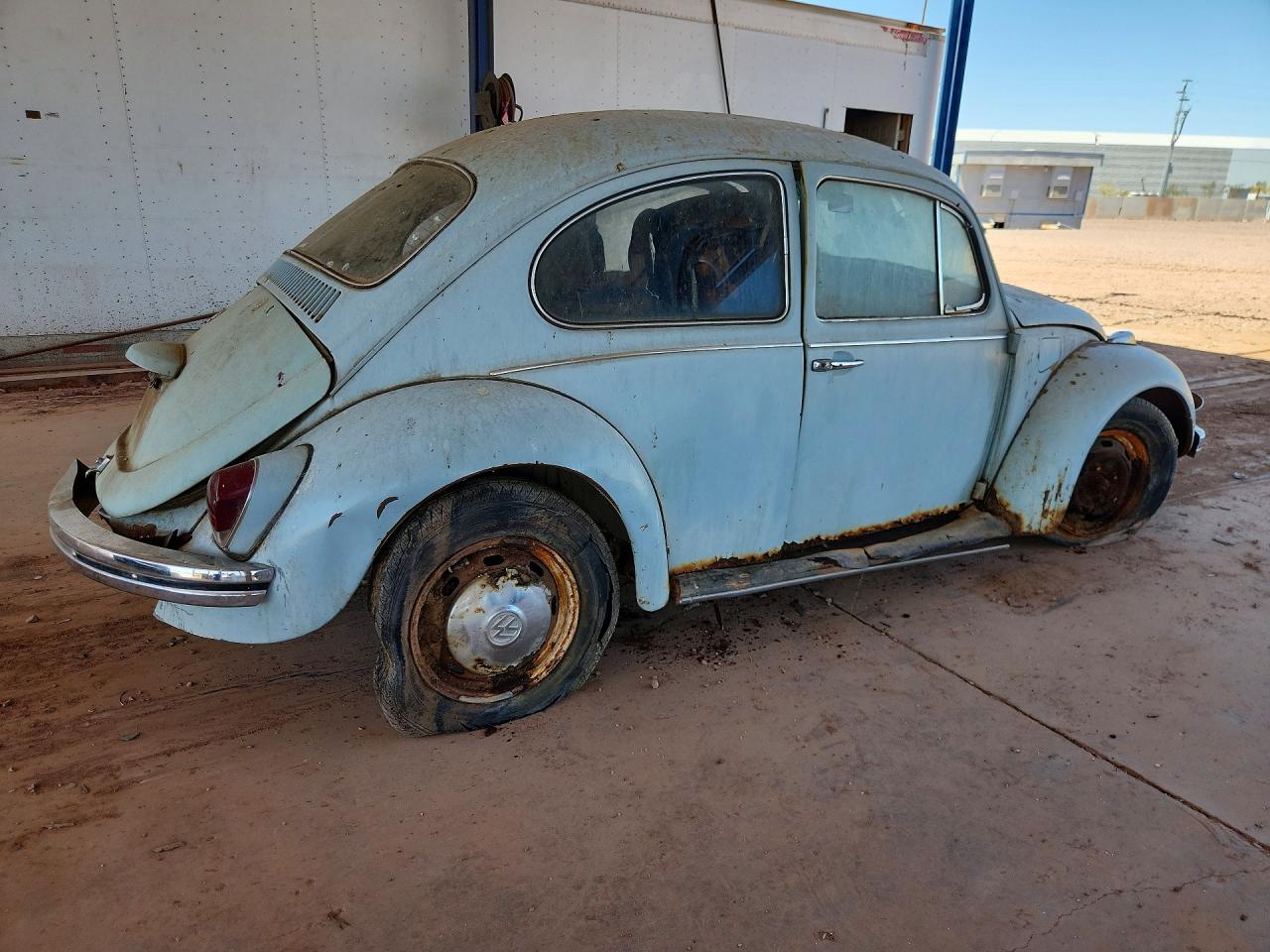 1969 Volkswagen Beetle Blue vin: 119873297