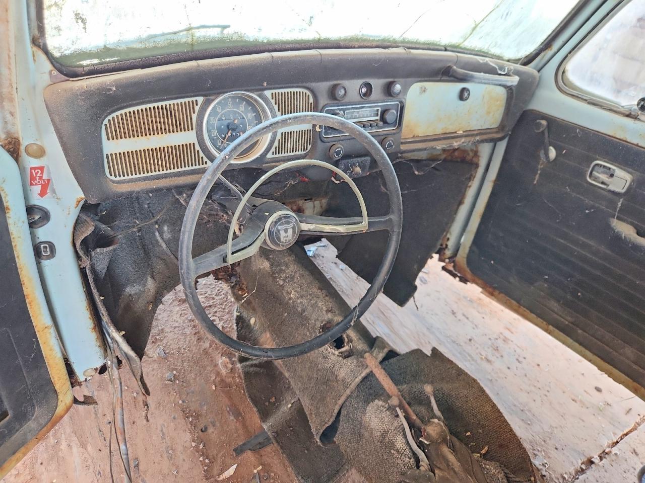 1969 Volkswagen Beetle Blue vin: 119873297