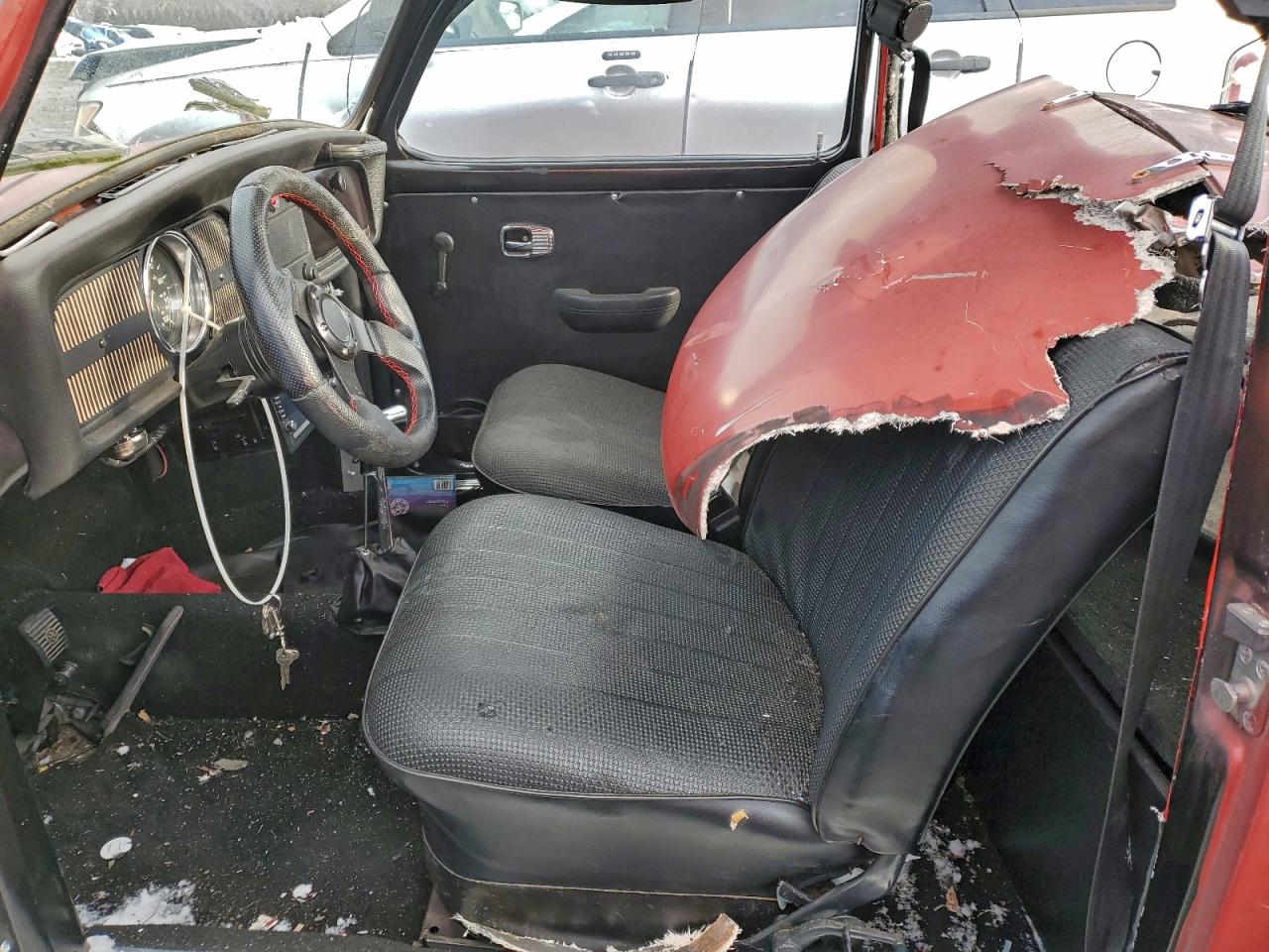 1969 Volkswagen Beetle Red vin: 119883104