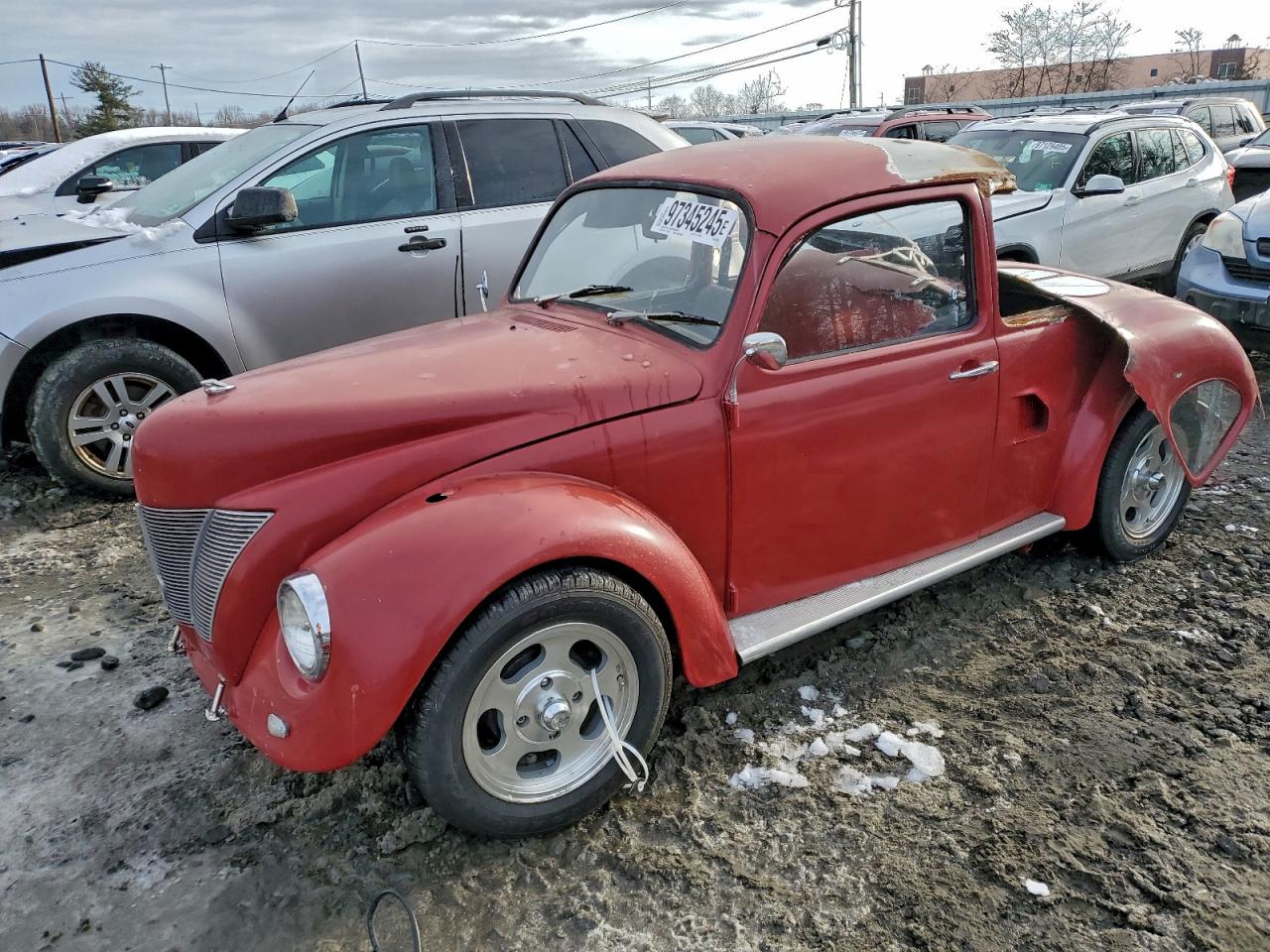 1969 Volkswagen Beetle Red vin: 119883104