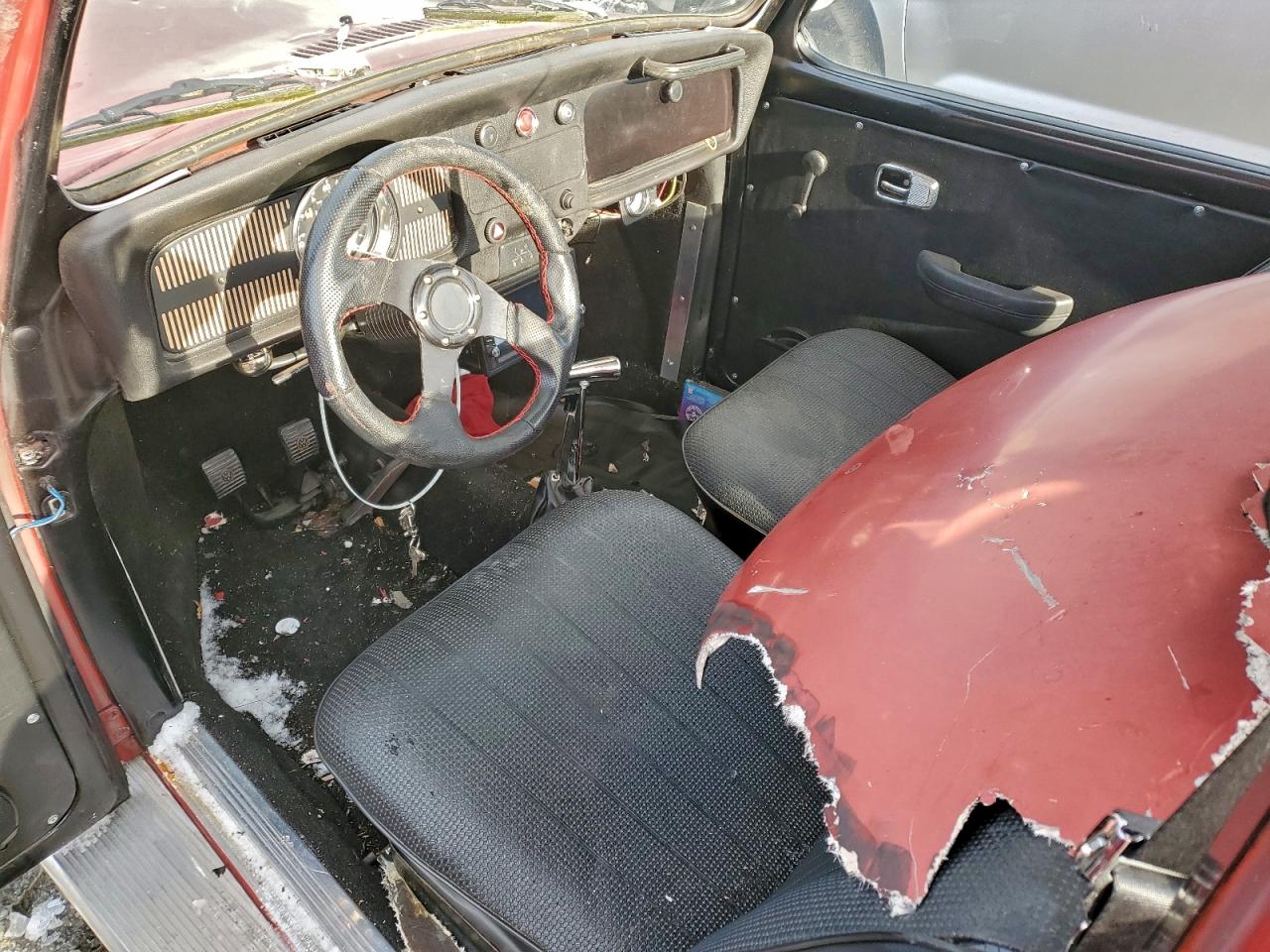 1969 Volkswagen Beetle Red vin: 119883104
