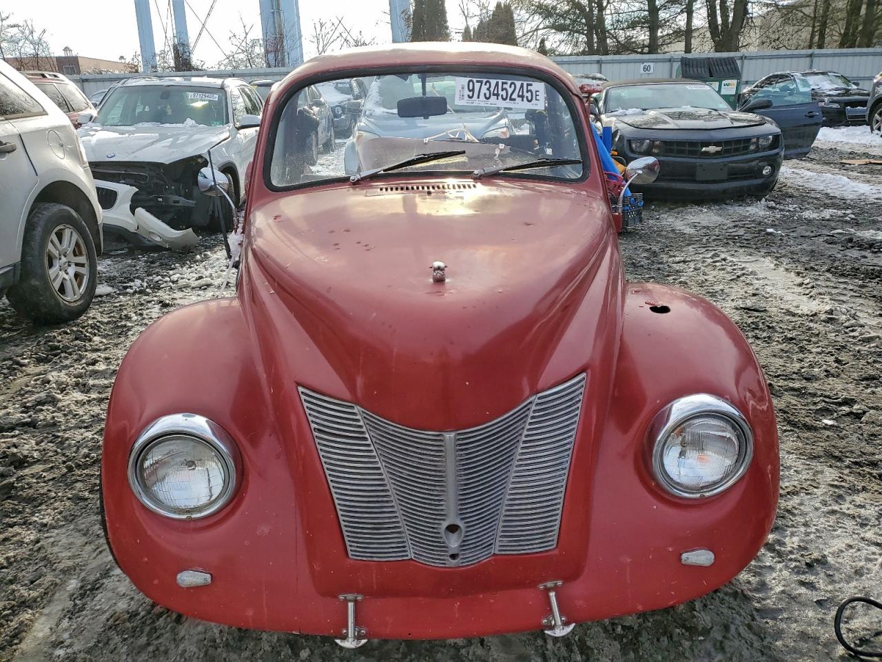1969 Volkswagen Beetle Red vin: 119883104