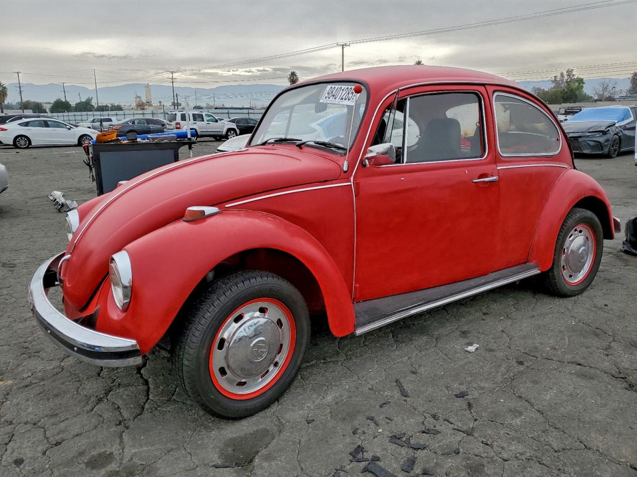 1969 Volkswagen Beetle Red vin: 119904040