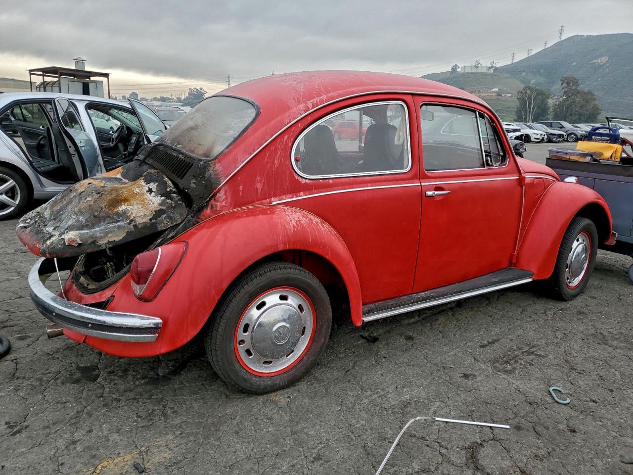 1969 Volkswagen Beetle Red vin: 119904040