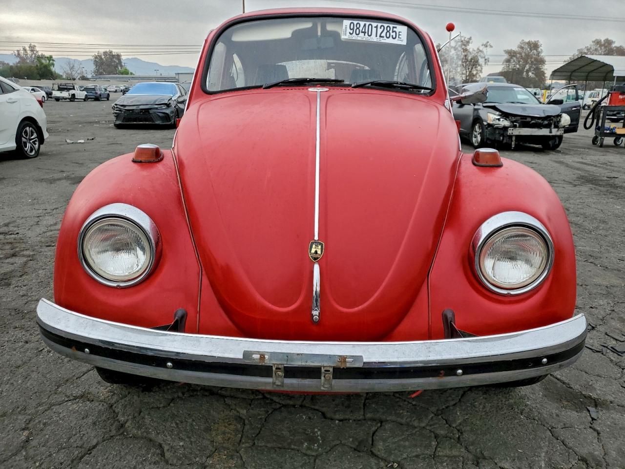 1969 Volkswagen Beetle Red vin: 119904040