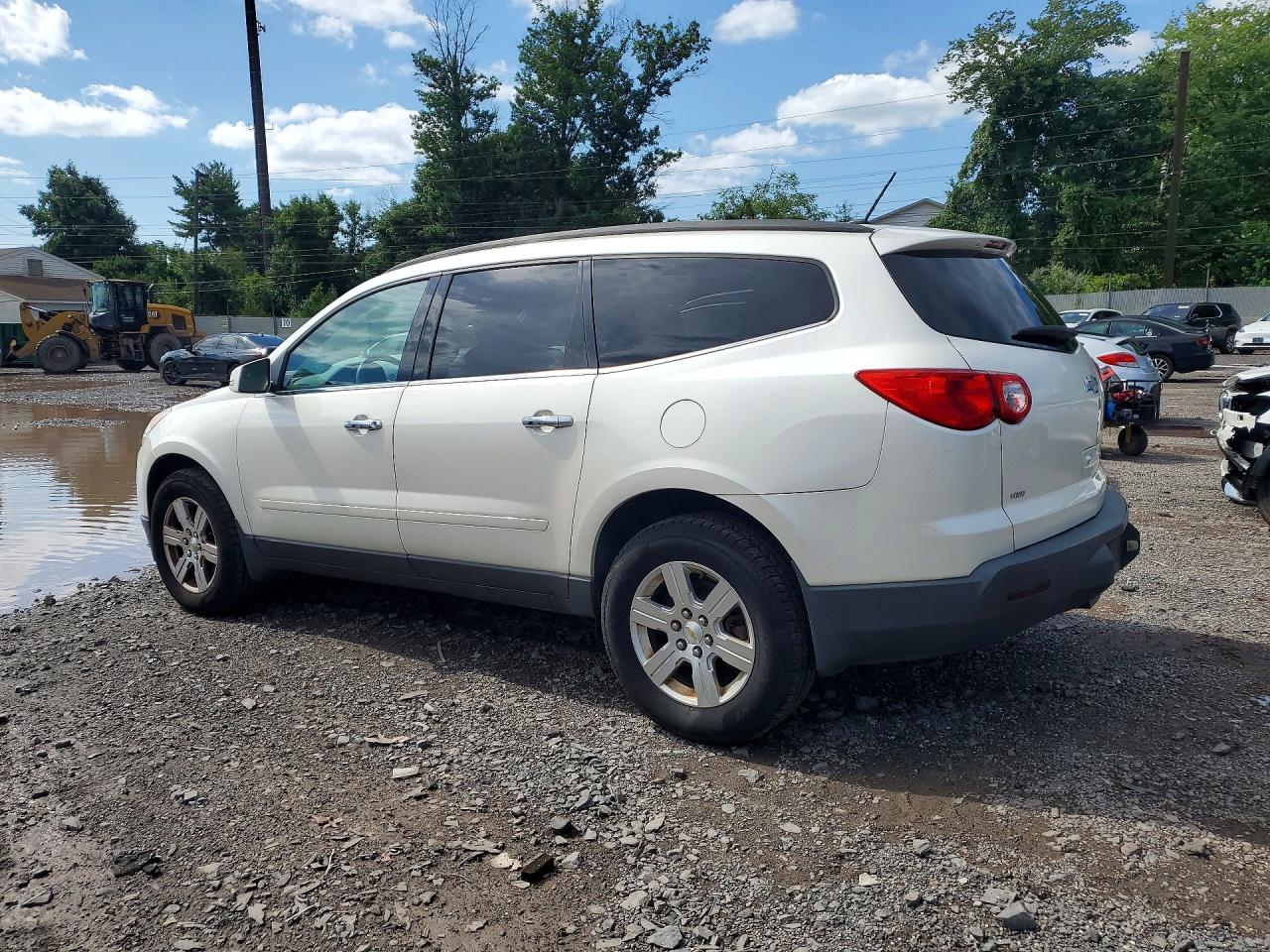 2012 Chevrolet Traverse Lt White vin: 1GNKVJED8CJ189854