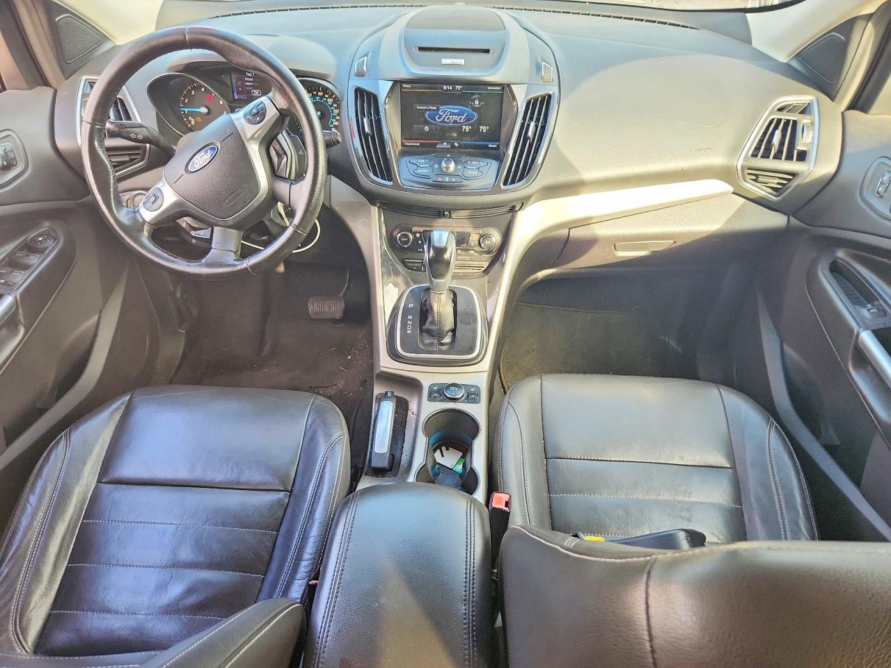 2013 Ford Escape Sel Gray vin: 1FMCU0H92DUA73174