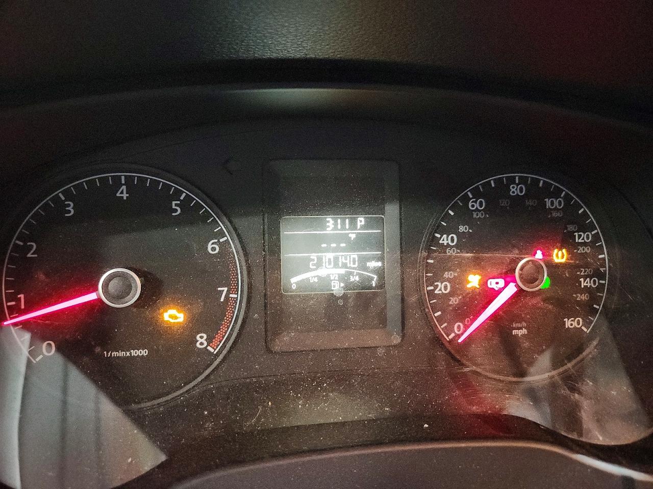 2011 Volkswagen Jetta Se Красный vin: 3VWDZ7AJ8BM400554