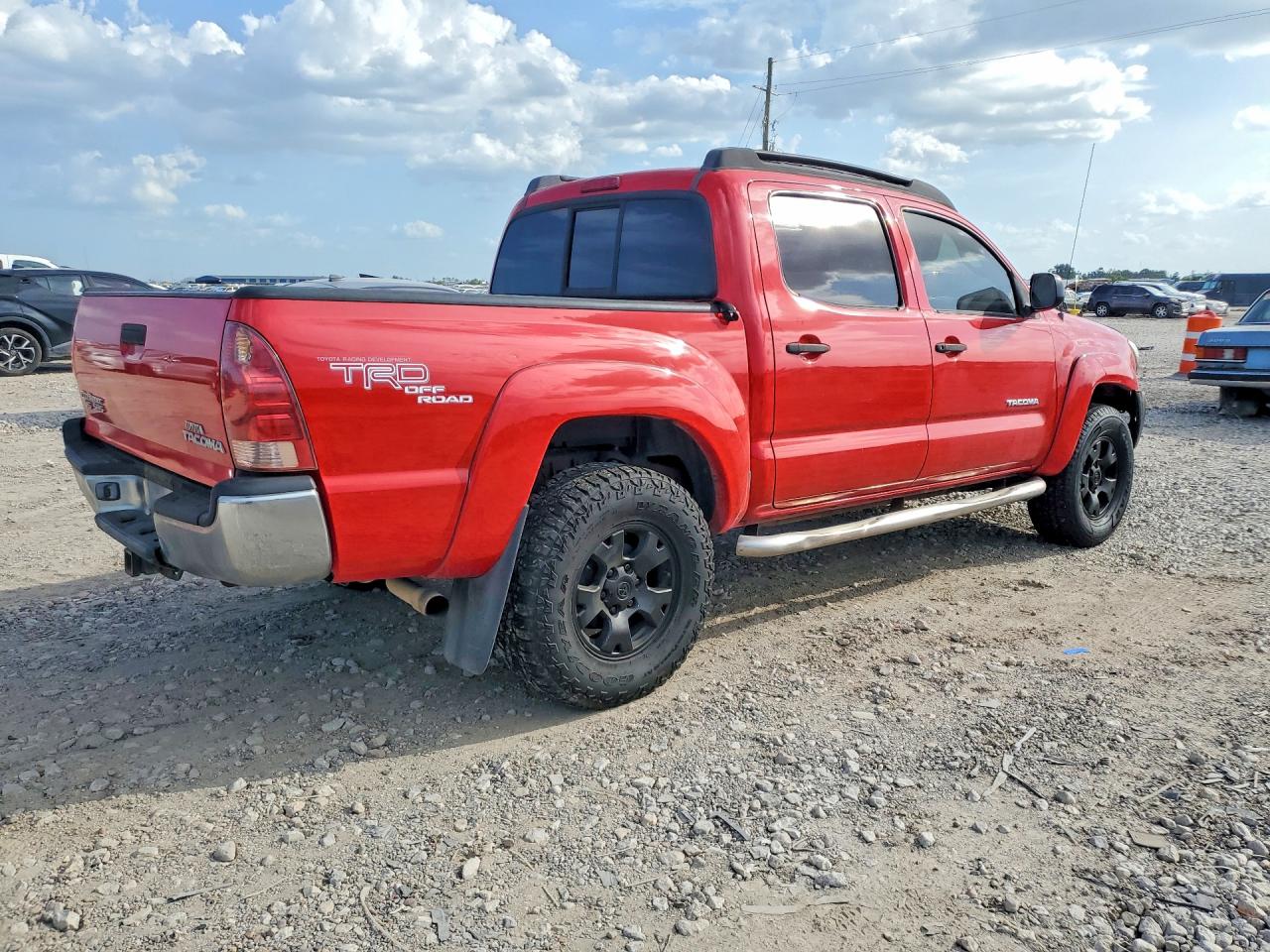 2006 Toyota Tacoma Double Cab Prerunner Red vin: 5TEJU62N36Z300712