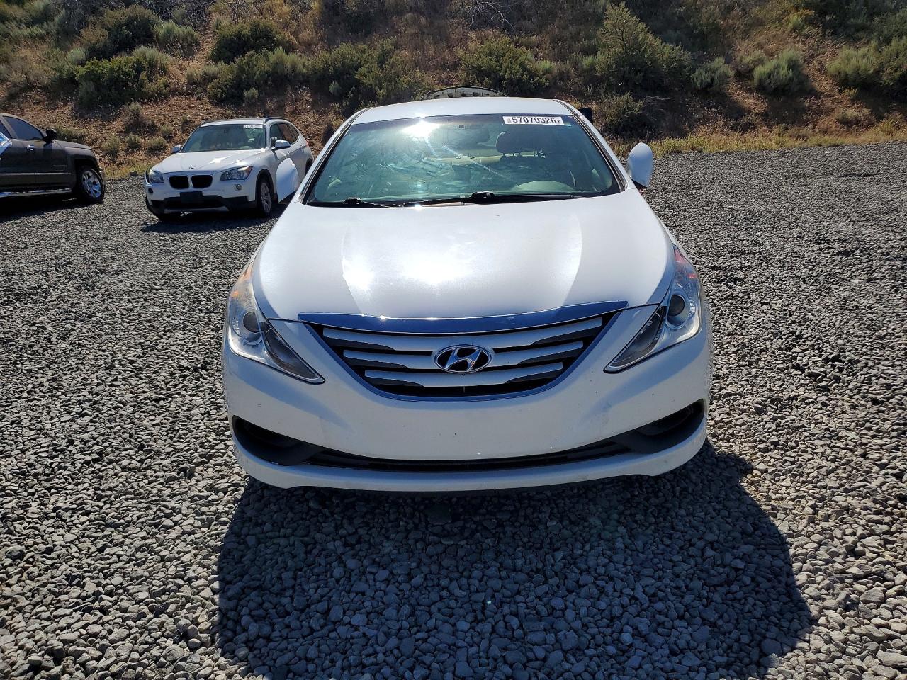 2014 Hyundai Sonata Gls White vin: 5NPEB4AC2EH914924