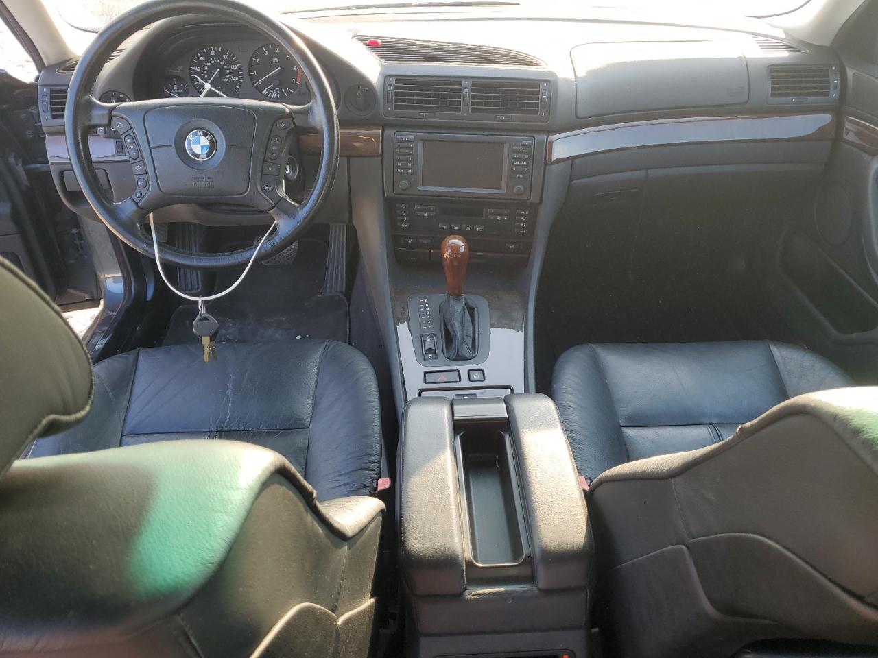 2001 Bmw 740 Il Синий vin: WBAGH83431DP28066