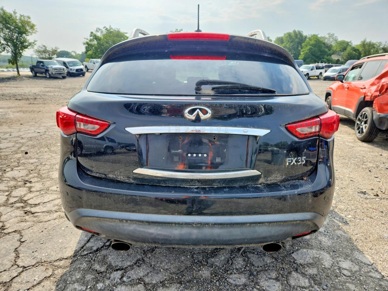 2010 Infiniti Fx35 Base Black vin: JN8AS1MW6AM856551