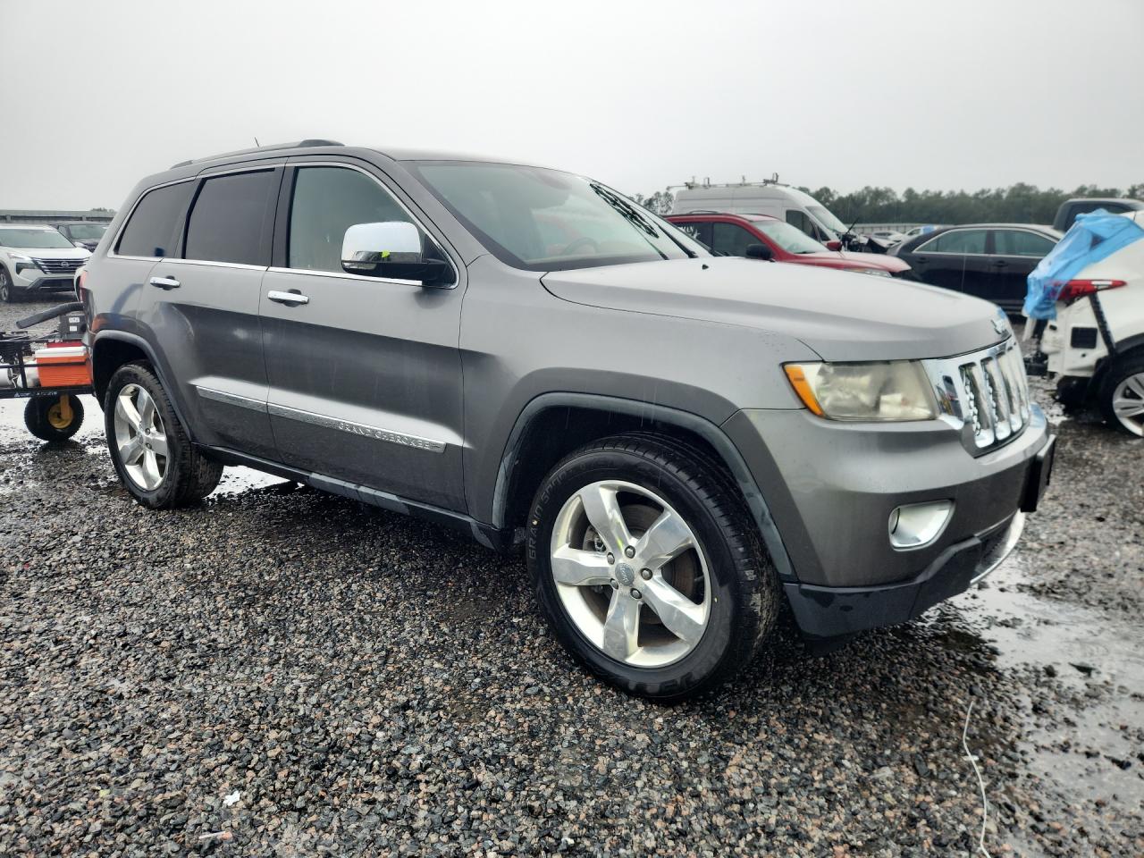 2012 Jeep Grand Cherokee Overland Серый vin: 1C4RJFCT5CC148810