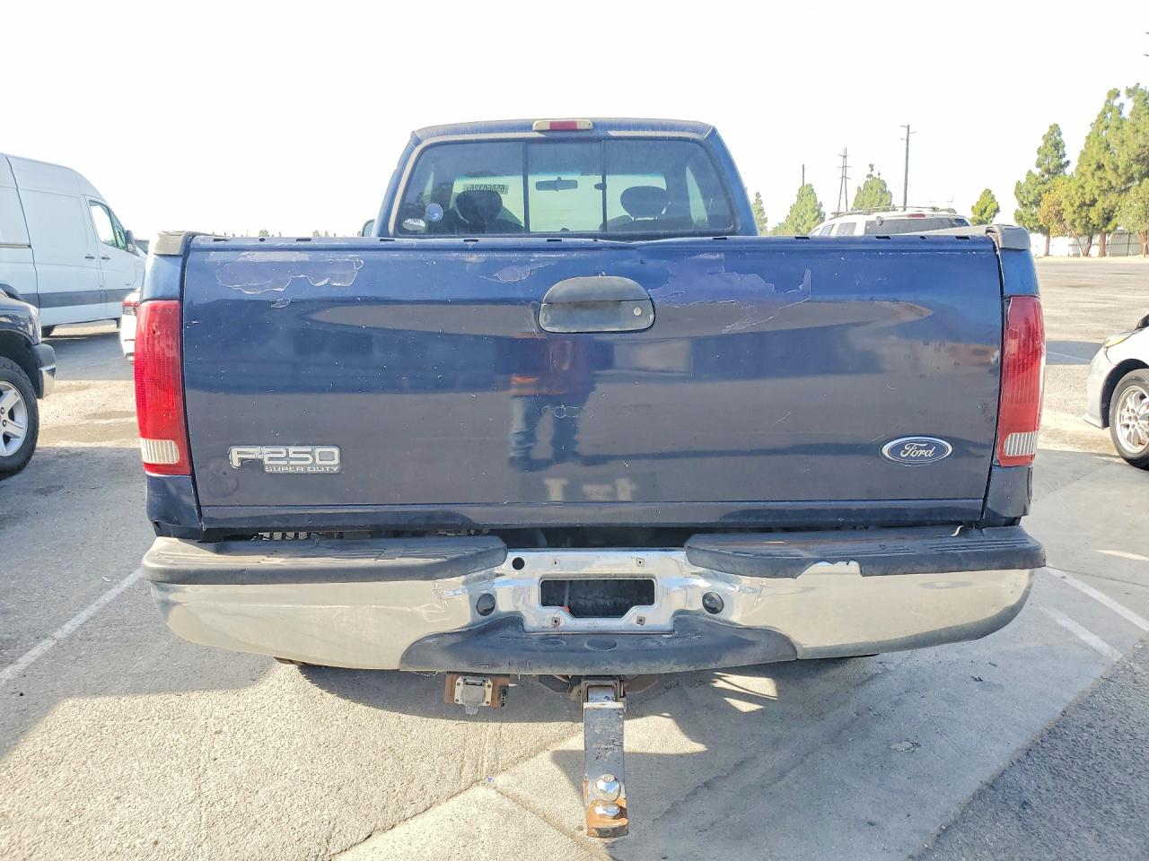 2002 Ford F250 Super Duty Blue vin: 1FTNX21L52EA85056