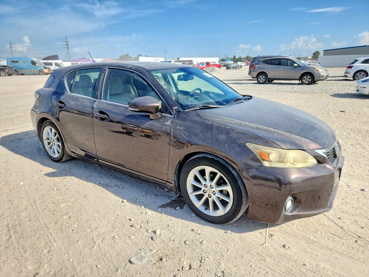 2011 Lexus Ct 200 Brown vin: JTHKD5BH6B2008297