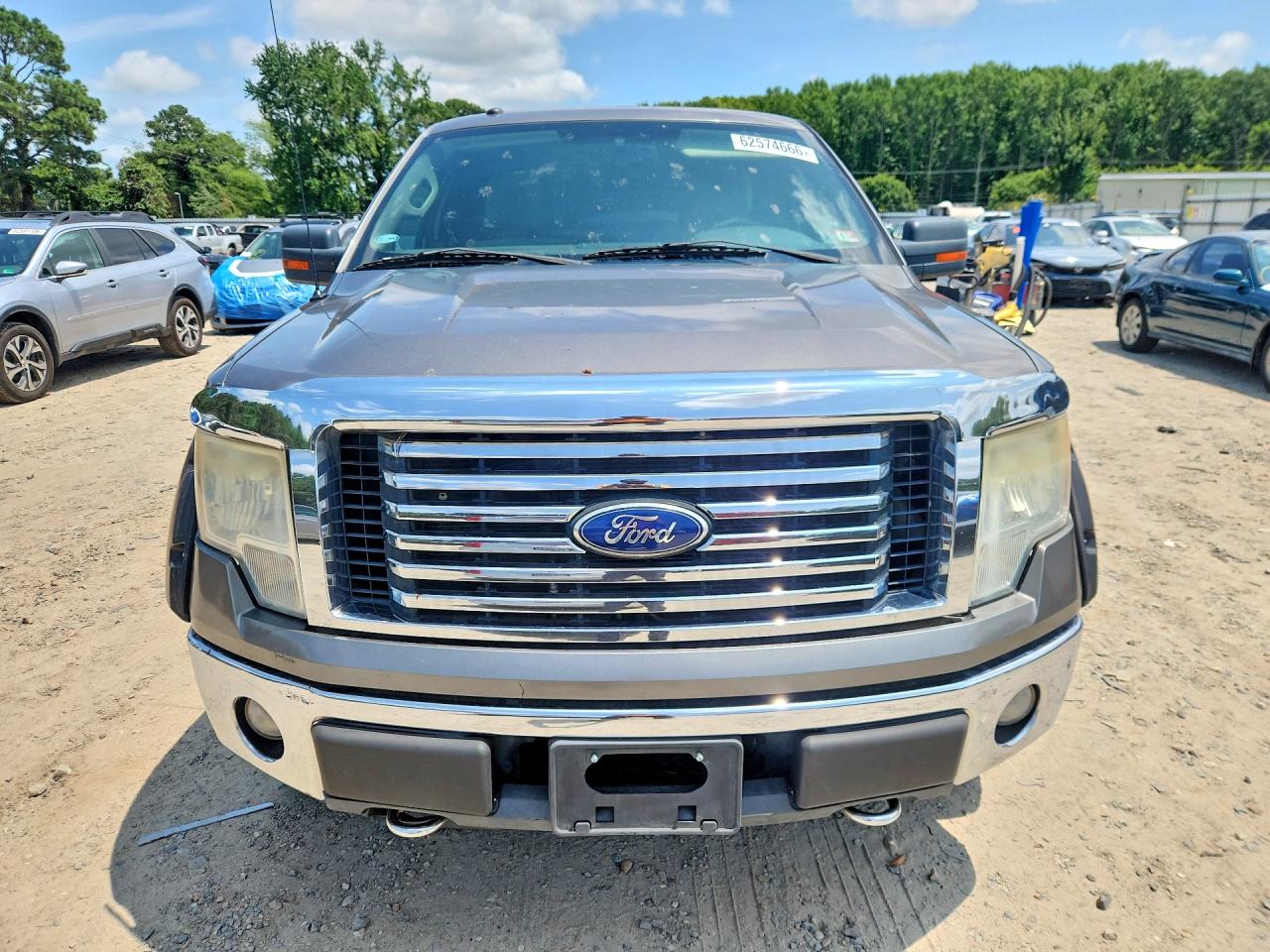 2010 Ford F150 Super Cab Gray vin: 1FTFX1EVXAFB63608