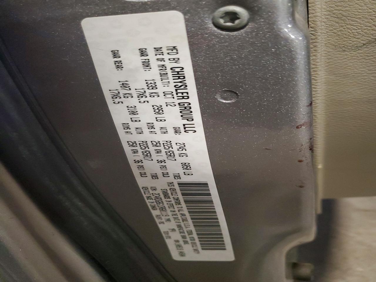 2013 Dodge Grand Caravan Se Silver vin: 2C4RDGBG1DR601119