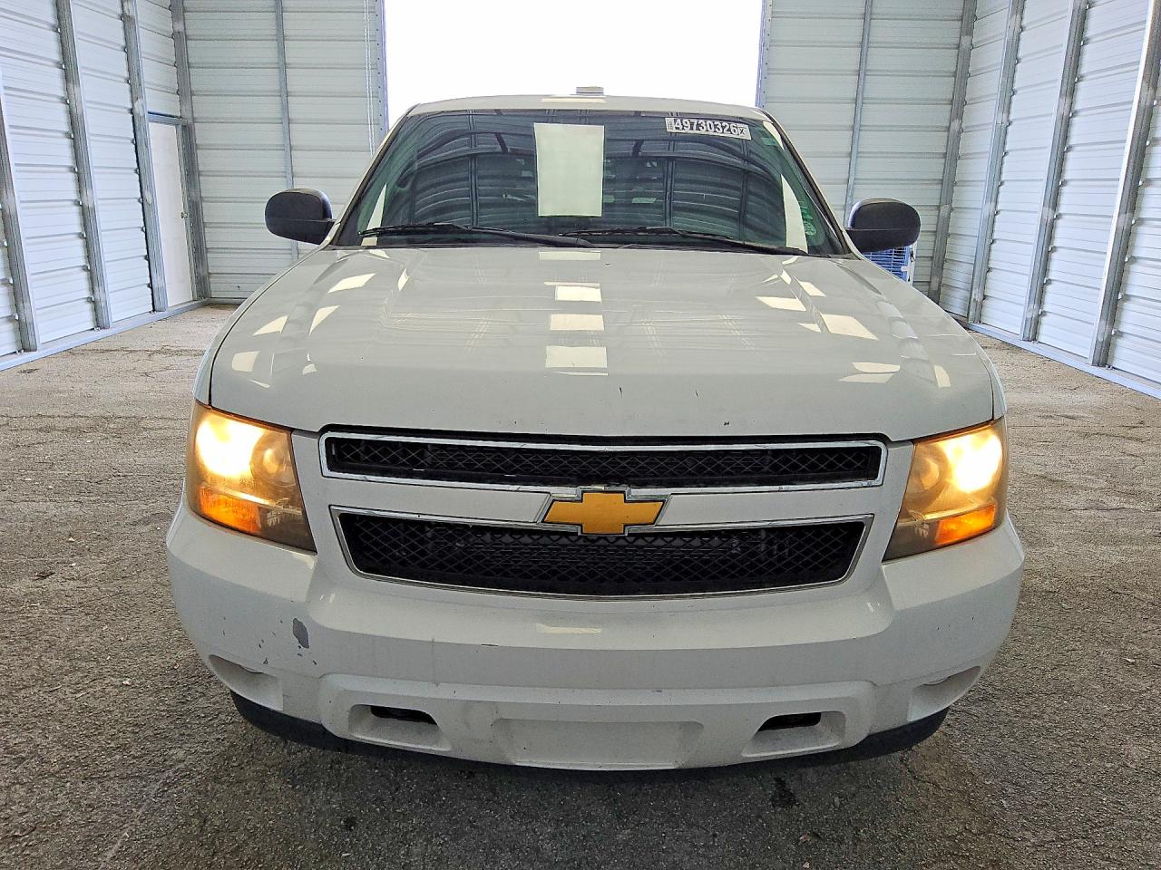 2009 Chevrolet Tahoe K1500 Ls White vin: 1GNFK13089R158155