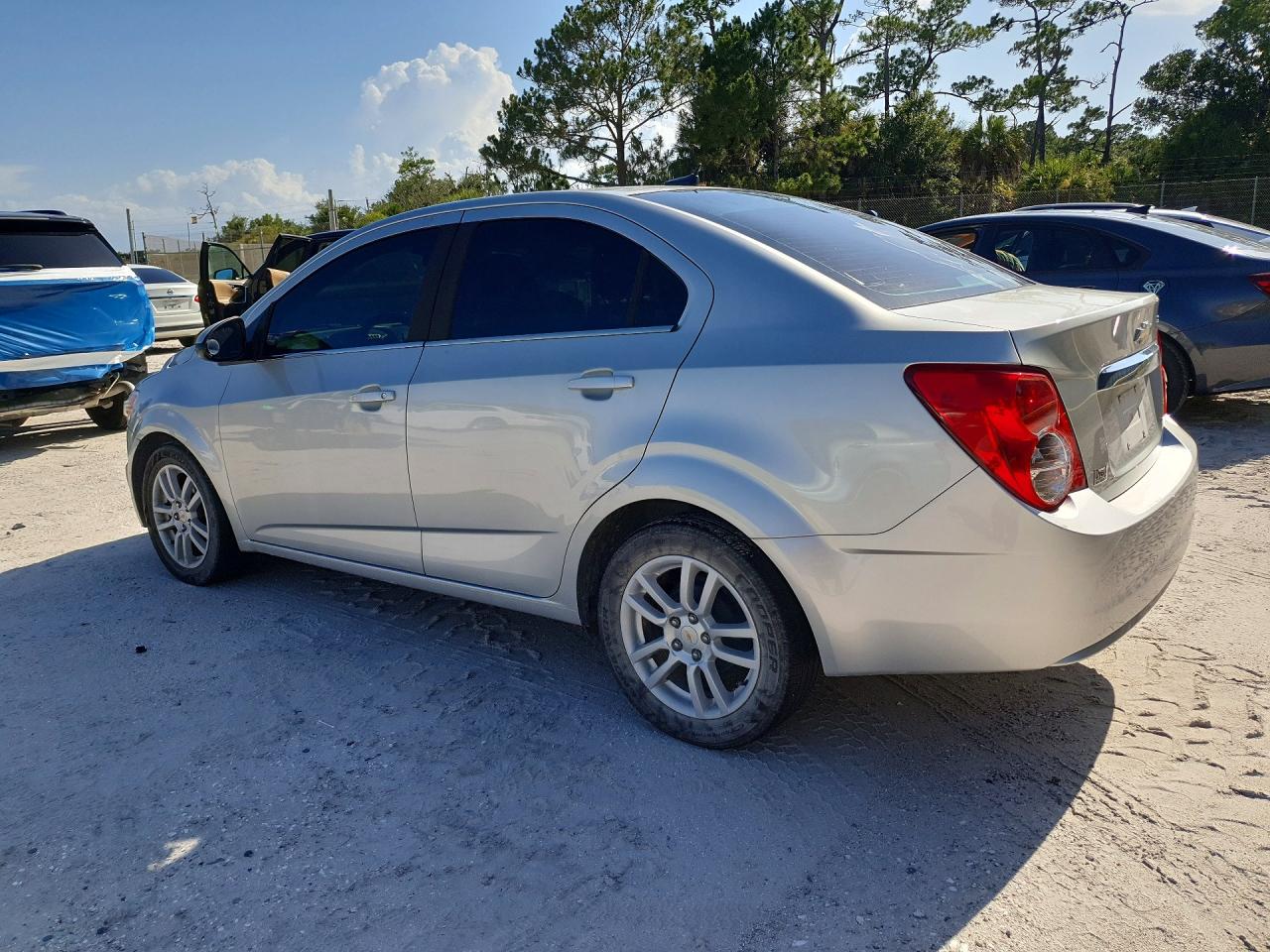 2012 Chevrolet Sonic Lt Silver vin: 1G1JC5SH9C4152912