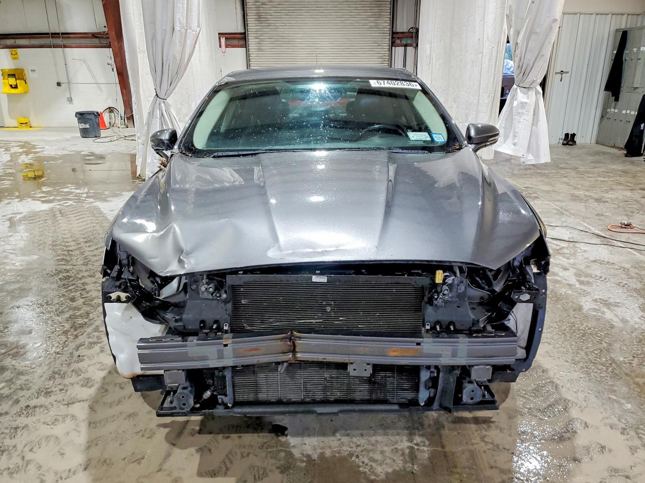2014 Ford Fusion Se Gray vin: 3FA6P0HD9ER173476